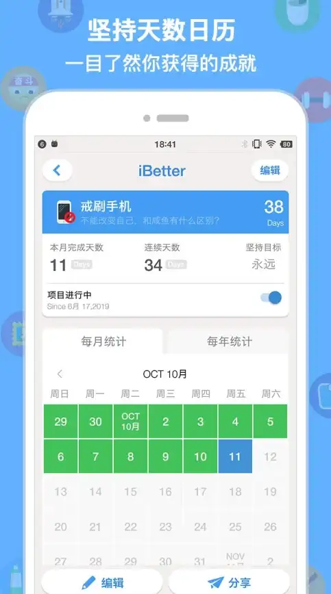 谁说习惯养成很难？iBetter用精美设计和实用功能帮你轻松搞定！
