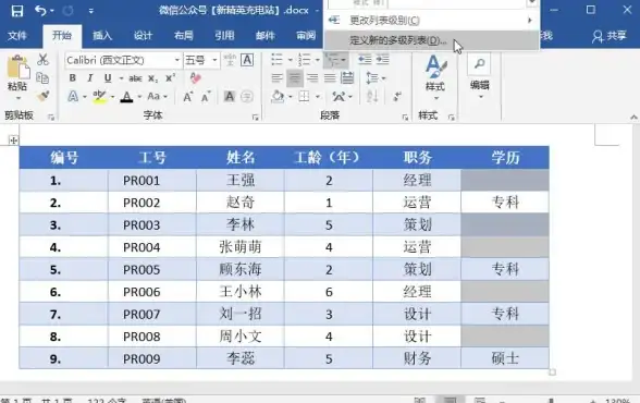Word技巧 自动编号设置—如何关闭Word中的自动编号功能